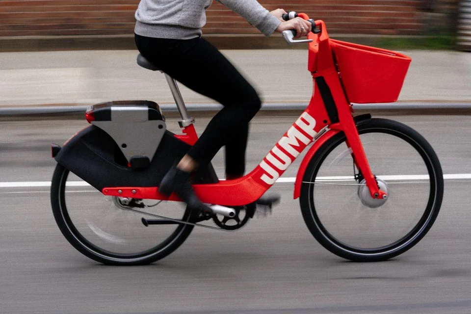 JUMP electric bike in use