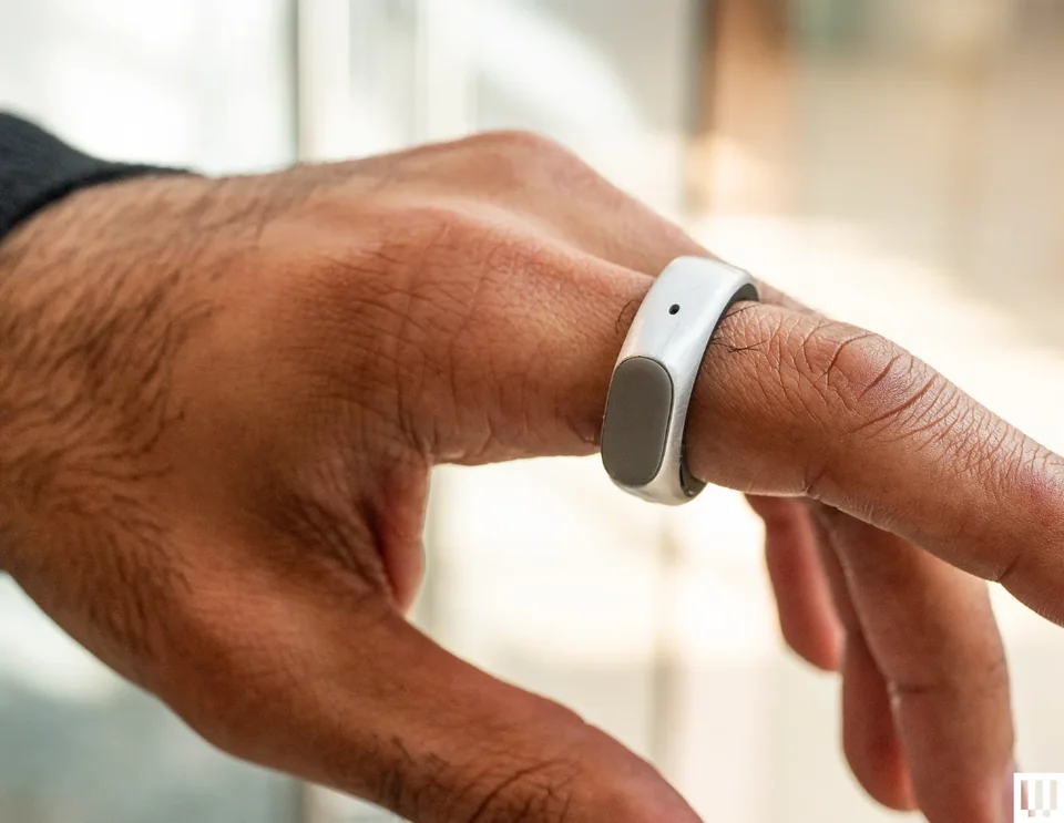 Sandbar wearable on a hand